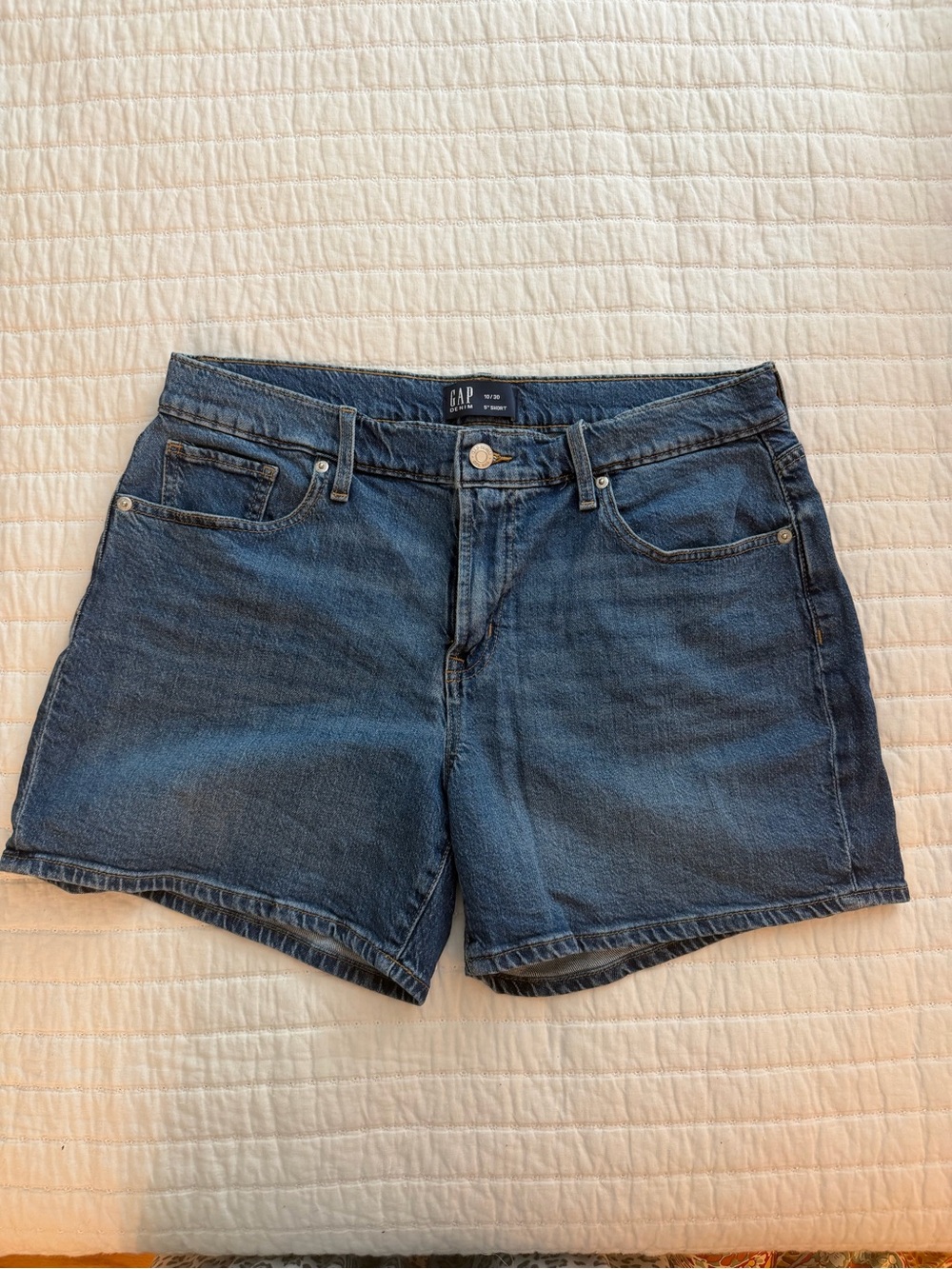 GAP Mid-Rise Dark Blue Denim Women’s Shorts